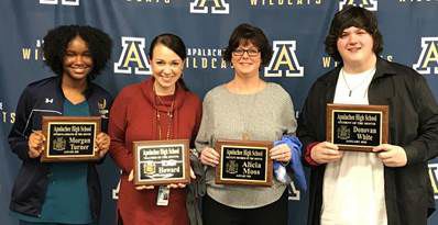AHS recognizes top students, faculty members for January
